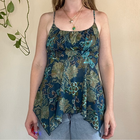 Self Esteem Tops - Y2K Self Esteem Paisley Tank